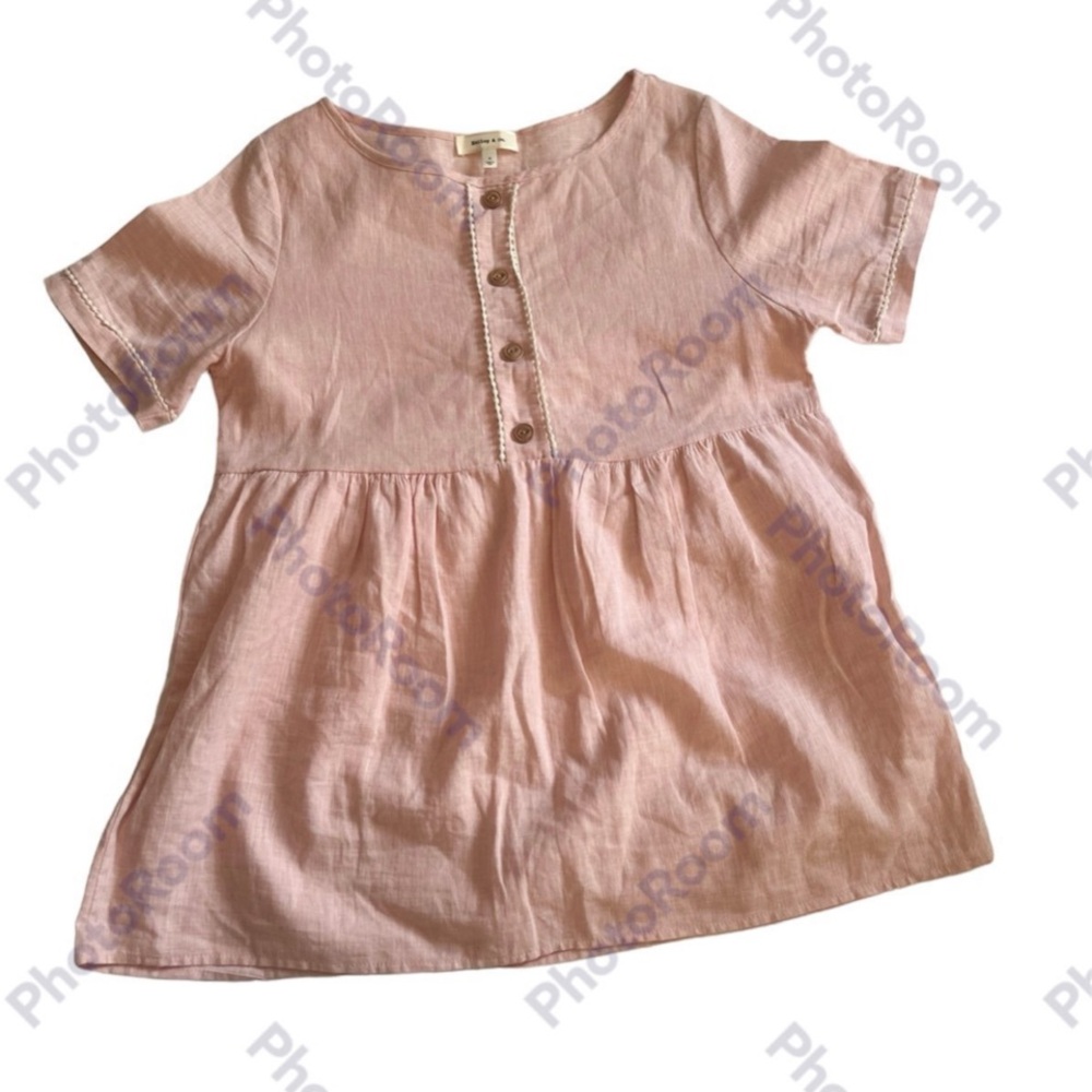Elegant Blush Button-Up Blouse